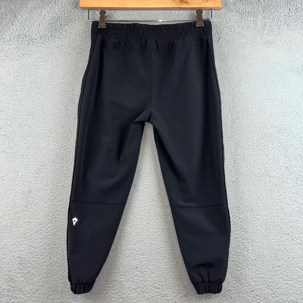 Ivivva Lululemon Girls Black Joggers Athletic Pants Ribbed Trim Size 14